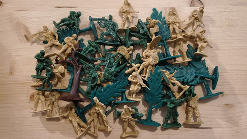 Plastik soldaten bäume - plastik,