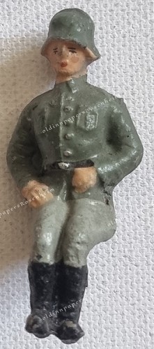 Massefigur soldat sitzend cm - massefigur,
