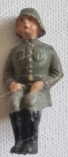 Massefigur soldat sitzend cm - massefigur, 5